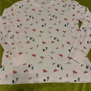Men’s Carter’s XL Festive Long Sleeve Holiday Top, Christmas Photo Spirit